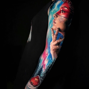 🔥 Fotos quentes, portfólio de modelos  #34949 Artista de tatuagem Sandra Daukshta