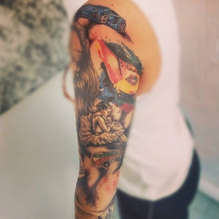 🔥 Fotos quentes, portfólio de modelos  #34976 Artista de tatuagem Zhesik Batanist