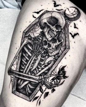 Tatuagens de Halloween por Angelo Parente