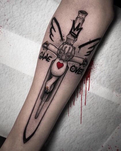 Ideias de tatuagem #64773 Tatuador Maxim Fedosov