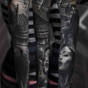 🔥 Fotos quentes, portfólio de modelos  #9826 Artista de tatuagem Silvano Fiato