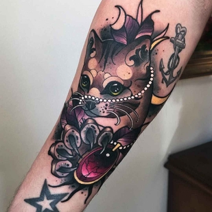 🔥 Fotos quentes, portfólio de modelos  #10197 Artista de tatuagem Olie Siiz