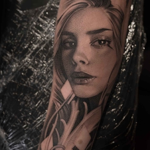 🔥 Fotos quentes, portfólio de modelos  #10094 Artista de tatuagem Sasha Sorsa