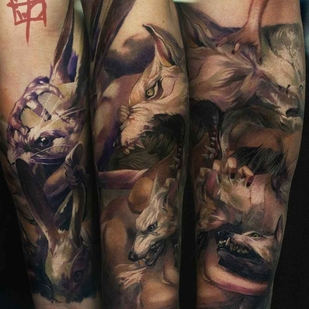 🔥 Fotos quentes, portfólio de modelos  #10118 Artista de tatuagem Timur Denisenko