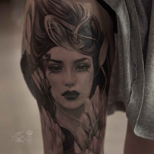 🔥 Fotos quentes, portfólio de modelos  #10093 Artista de tatuagem Sasha Sorsa