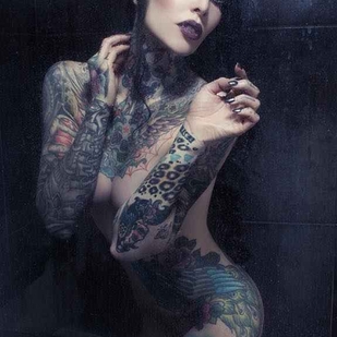 🔥 Fotos quentes, portfólio de modelos  #9459 Modelo de tatuagem Makani Terror