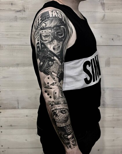Ideias de tatuagem #28893 Tatuador Denis Pokazanoff