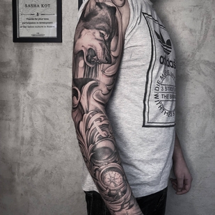 🔥 Fotos quentes, portfólio de modelos  #28919 Artista de tatuagem Sasha Kot