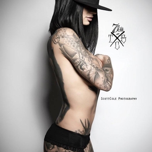 🔥 Fotos quentes, portfólio de modelos  #29155 Modelo de tatuagem Bee Phillips