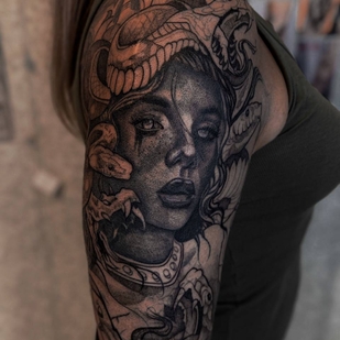 🔥 Fotos quentes, portfólio de modelos  #65396 Artista de tatuagem Nika Nixttay