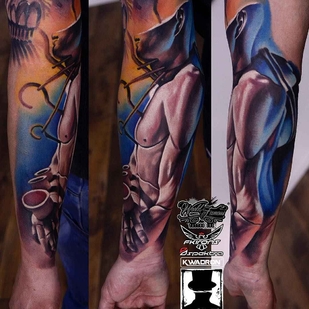 🔥 Fotos quentes, portfólio de modelos  #10310 Artista de tatuagem Tomasz TOFI Torfinski