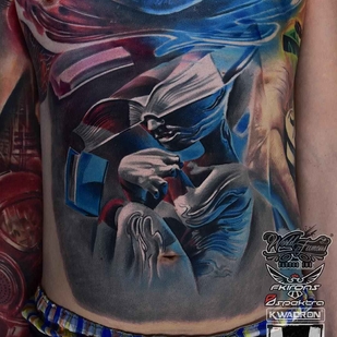 🔥 Fotos quentes, portfólio de modelos  #10345 Artista de tatuagem Tomasz TOFI Torfinski