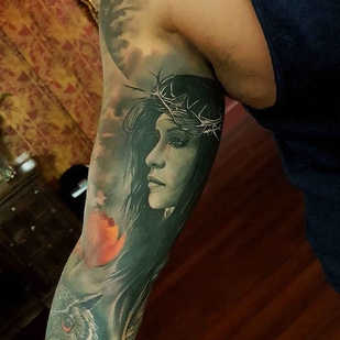 🔥 Fotos quentes, portfólio de modelos  #10456 Artista de tatuagem Marek Pawlik