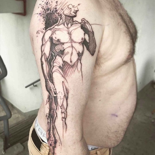 🔥 Fotos quentes, portfólio de modelos  #10501 Artista de tatuagem L'oiseau (Franck Solers)