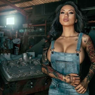 🔥 Fotos quentes, portfólio de modelos  #18522 Modelo de tatuagem Yeonji Williams