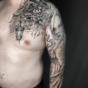 🔥 Fotos quentes, portfólio de modelos  #66100 Artista de tatuagem Vladimir Maximov