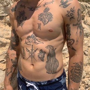 🔥 Fotos quentes, portfólio de modelos  #66385 Artista de tatuagem Alvaro Groznyy