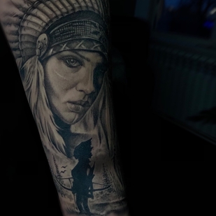 🔥 Fotos quentes, portfólio de modelos  #66673 Artista de tatuagem Maxim Vetrov