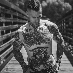 🔥 Fotos quentes, portfólio de modelos  #10556 Modelo de tatuagem Marshall Perrin