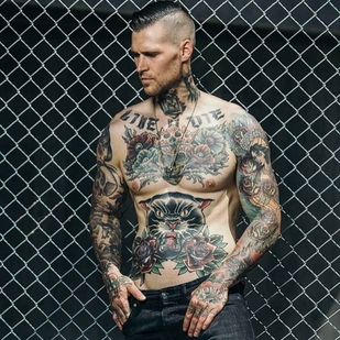 🔥 Fotos quentes, portfólio de modelos  #10560 Modelo de tatuagem Marshall Perrin