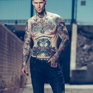 🔥 Fotos quentes, portfólio de modelos  #10561 Modelo de tatuagem Marshall Perrin