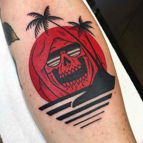 Death in Paradise por Frankie Death Cloak Caraccioli
