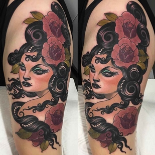 🔥 Fotos quentes, portfólio de modelos  #10636 Artista de tatuagem Emily Rose Murray