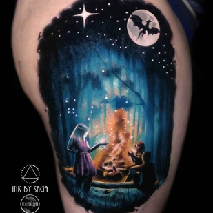 🔥 Fotos quentes, portfólio de modelos  #10732 Artista de tatuagem Saga Anderson ( Ink by Saga )