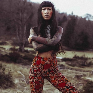 🔥 Fotos quentes, portfólio de modelos  #20019 Modelo de tatuagem Anh Wisle