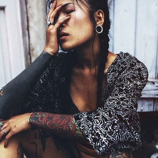 🔥 Fotos quentes, portfólio de modelos  #20030 Modelo de tatuagem Anh Wisle