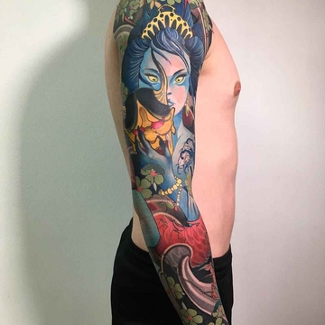 Tatuagens japonesas por Slava Fil Filitov