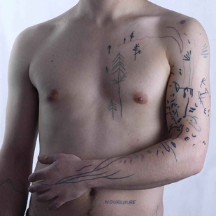 🔥 Fotos quentes, portfólio de modelos  #19412 Artista de tatuagem Maison Métamose