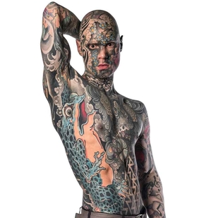 🔥 Fotos quentes, portfólio de modelos  #19004 Modelo de tatuagem Sylvain Hélaine