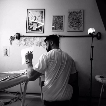 Artista de tatuagem Frederico Rabelo