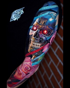 O mundo brilhante de realismo em tatuagens por Allen Brunn