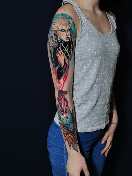 Ideias de tatuagem #54495 Tatuador Mariia Bortn