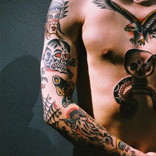 🔥 Fotos quentes, portfólio de modelos  #54521 Artista de tatuagem Tai Haiwei
