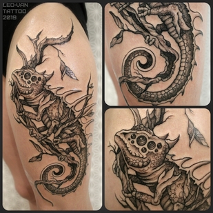 🔥 Fotos quentes, portfólio de modelos  #68055 Artista de tatuagem Ioann Leo ( LEO-VAN )