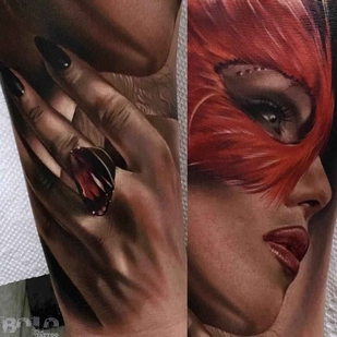 🔥 Fotos quentes, portfólio de modelos  #420 Artista de tatuagem Guzman Perez (Bolo)