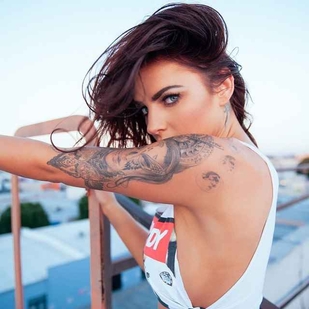 🔥 Fotos quentes, portfólio de modelos  #813 Modelo de tatuagem Kylie Rae Hall