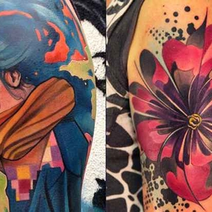 🔥 Fotos quentes, portfólio de modelos  #729 Artista de tatuagem Ivana Belakova