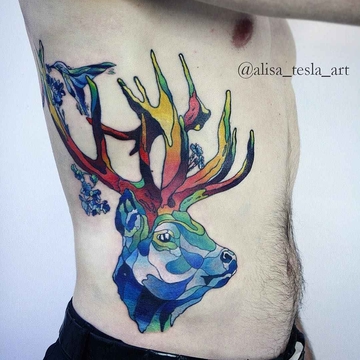 Tattoo artista Alisa Tesla