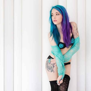 🔥 Fotos quentes, portfólio de modelos  #20514 Modelo de tatuagem Saria