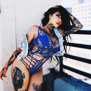 🔥 Fotos quentes, portfólio de modelos  #20885 Modelo de tatuagem Elle Audra