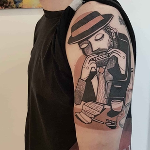 🔥 Fotos quentes, portfólio de modelos  #20649 Artista de tatuagem Matteo Cascetti