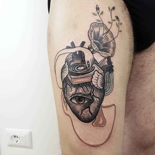 🔥 Fotos quentes, portfólio de modelos  #20656 Artista de tatuagem Matteo Cascetti