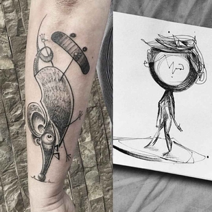 🔥 Fotos quentes, portfólio de modelos  #20661 Artista de tatuagem Matteo Cascetti