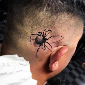 13 Estonteantes Tatuagens de Spider Pretas 3D realistas por Jesse Garcia