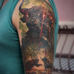 🔥 Fotos quentes, portfólio de modelos  #30665 Artista de tatuagem Oleg kaBe