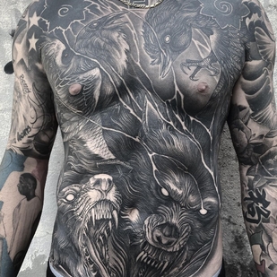 🔥 Fotos quentes, portfólio de modelos  #40289 Artista de tatuagem Yao